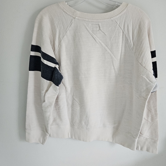 J. Crew Vintage Fleece Rugby Stripes Style Top - Picture 5 of 8